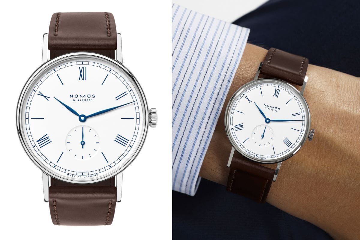 ノモス グラスヒュッテ「ラドウィッグ AOYAGI」¥365,200/手巻/35mm径/パワーリザーブ約53時間/5気圧防水/日本限定70本