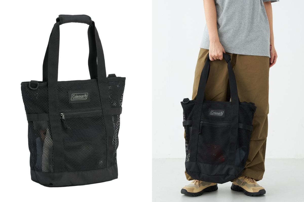 コールマン「ウォーカートートメッシュ」¥6,820/約W42×H39×D18㎝/約21ℓ