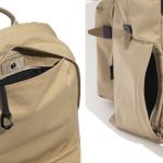 フロント上部には外から見えにくいトップポケット、両サイドにはスマホやパスケースの出し入れに適したオープンポケットとファスナーポケットを配置