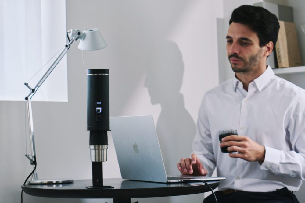 挽きたて・淹れたて・飲みごろの味を追求し、おいしく感じる温度に設計