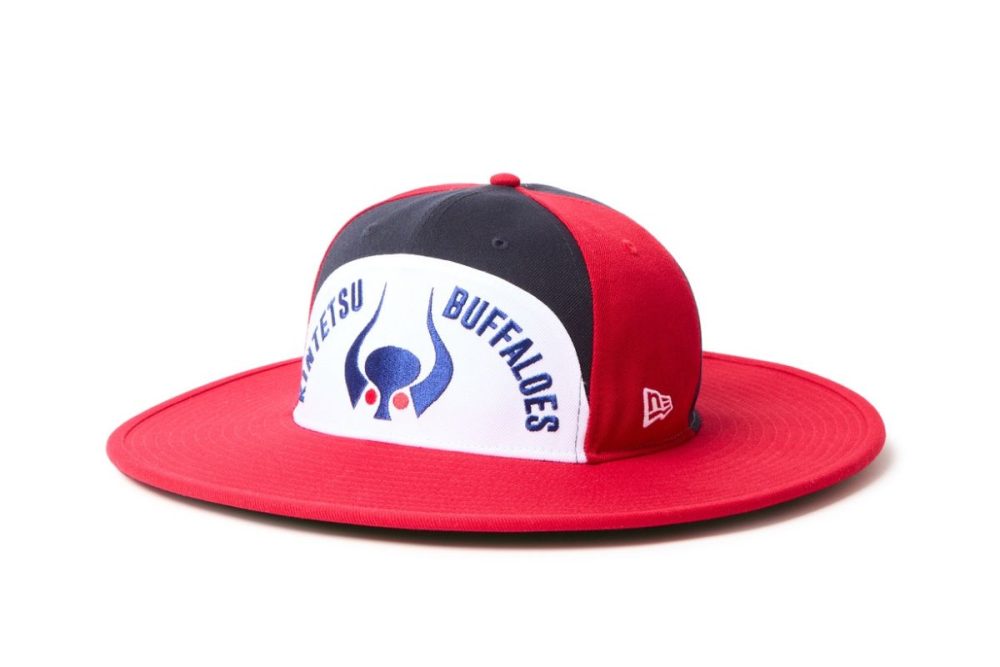 ニューエラ「FITTED LONG BRIM HAT 近鉄バッファローズ TARO OKAMOTO 岡本太郎 マルチカラー」￥12,100