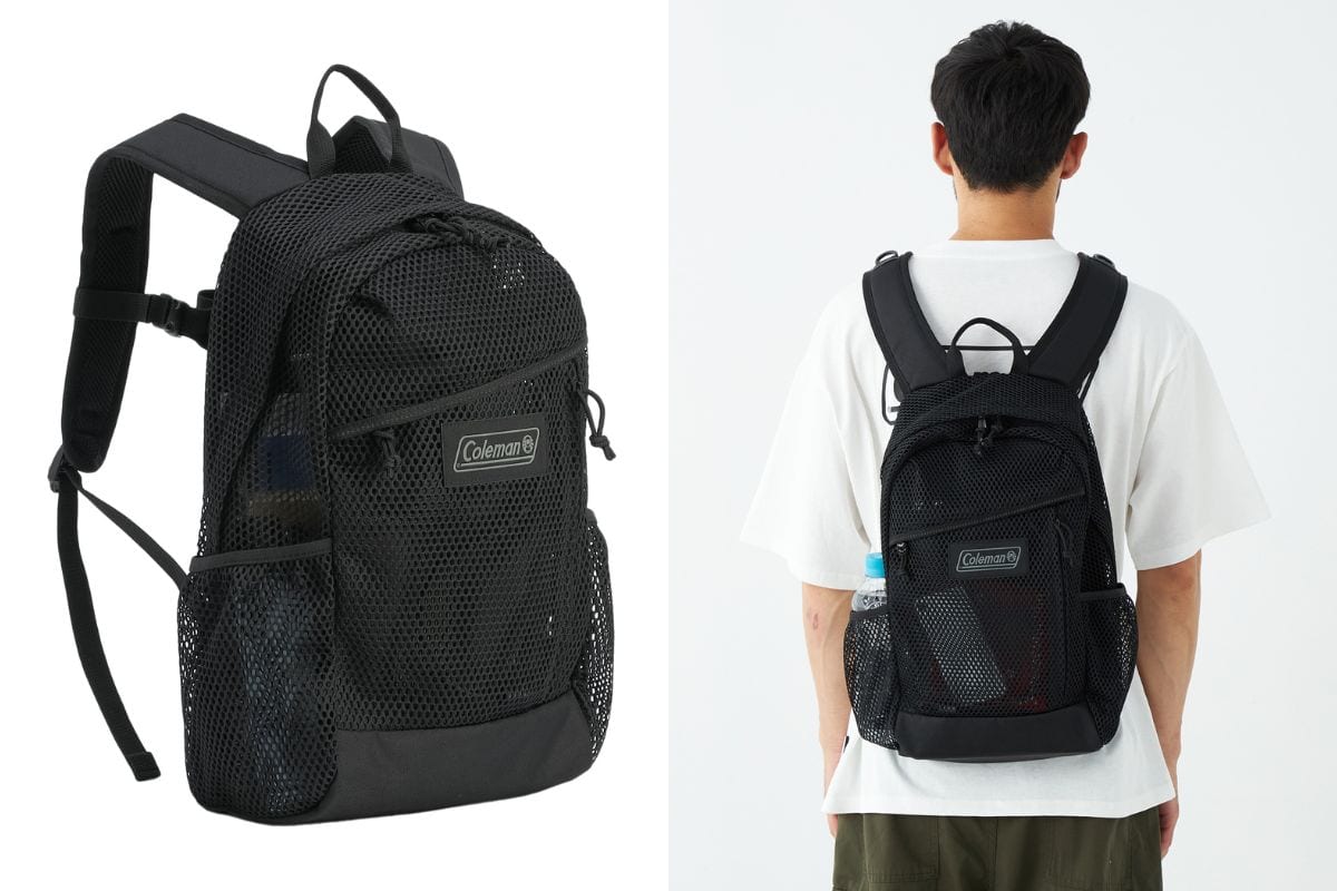 コールマン「ウォーカー15 メッシュ」¥6,270/約W28×H41×D17㎝/約15ℓ