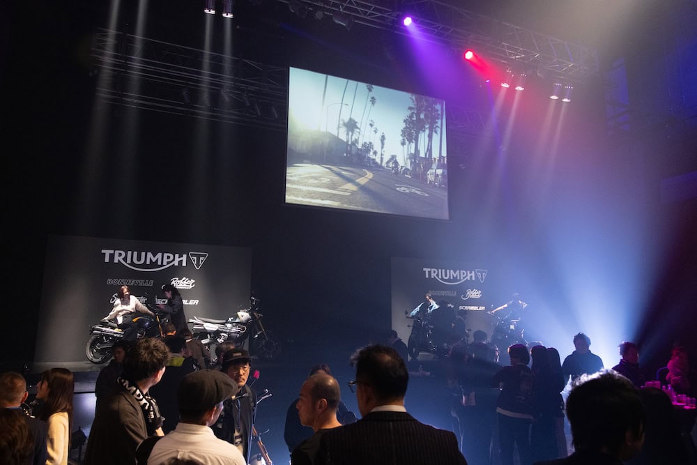 トライアンフの新車発表会「Triumph Brand Night 2026」