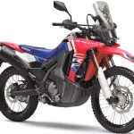 ホンダ CRF250 RALLY ￥792,000 【●全長×全幅×全高＝2,200×920×1,355mm　●シート高＝830mm　●車両重量＝153kg　●総排気量＝249cc　●エンジン型式＝水冷4ストローク単気筒DOHC4バルブ　●最高出力＝18kW/9,000rpm　●最大トルク＝23N・m/6,500rpm　●燃料消費率（WMTCモード値）＝32.4km/L（クラス2-2）1名乗車時】