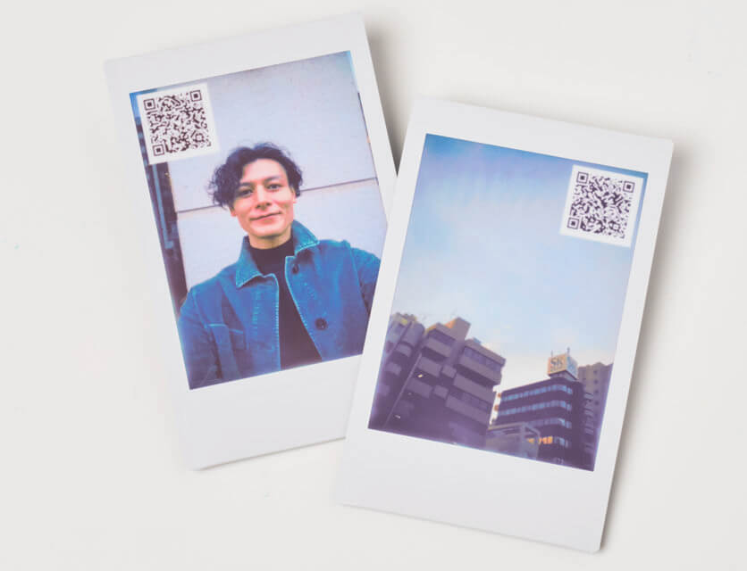 動画をQRコードにしてチェキプリント&trade;にできます！