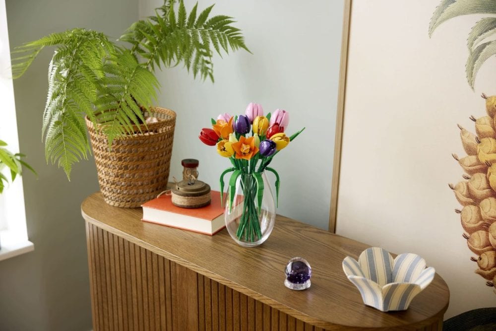 「レゴ&reg;︎ボタニカル」シリーズのチューリップのブーケ