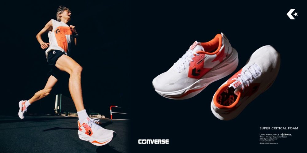 【ブランド初の厚底ソール】コンバース ランニングの新作は三津家貴也氏が提唱する“ミッドフット走法”を支える「コンズ ランバウンス」