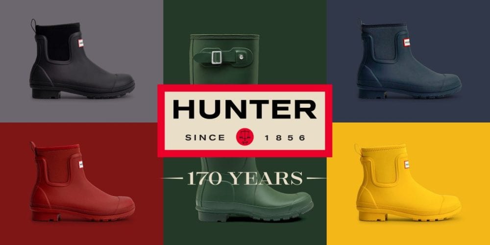 【創立170年&誕生70周年】ハンターのWアニバーサリーの初陣を飾るのは「オリジナルネオプレーンチェルシー」!