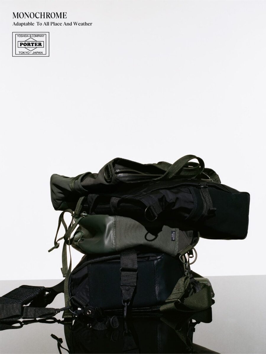 【ポーター】リュックが14万円!? それでも欲しい「究極の実用主義」…黒一色の最高峰“モノクローム”全5型をチェック