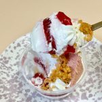 後半に控えるミルクプリンがまた優秀で、重くなりがちなところをさっぱりリセット