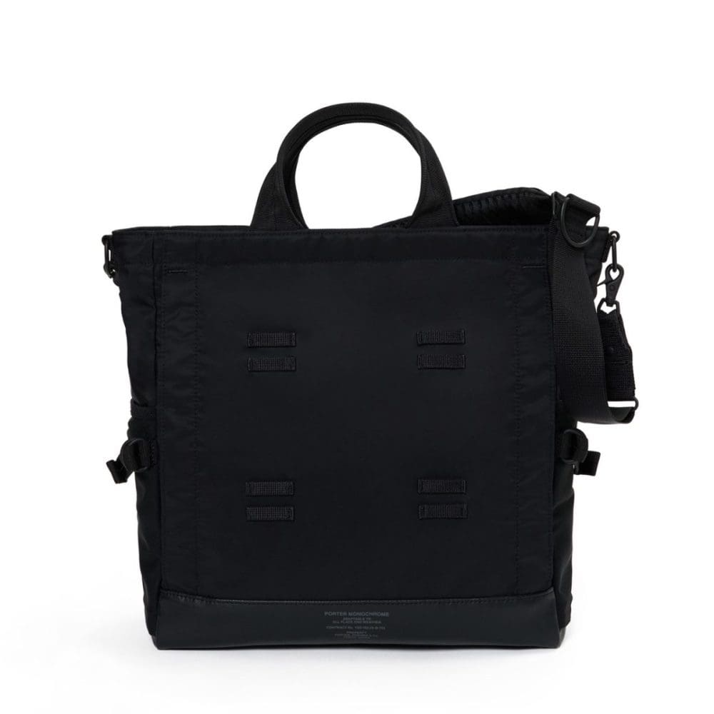 PORTER「MONOCHROME 2WAY トートバッグ」￥99,000／2色展開