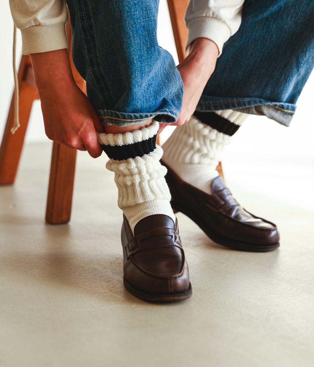 奥田民生×タビオ『復刻版「イージュー★ライダー」ソックス』￥1,980