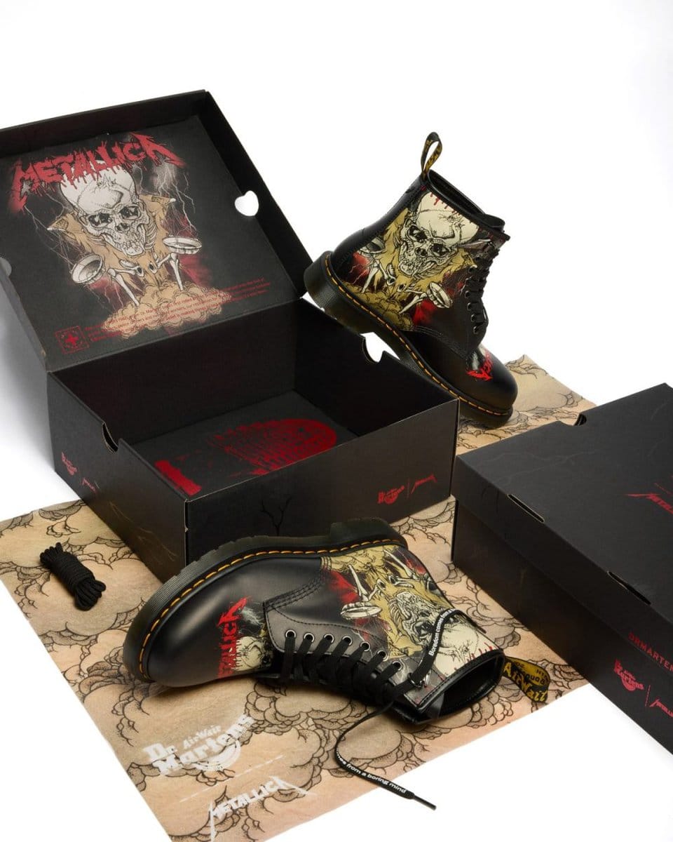 ドクターマーチン「1460 Metallica Skull Lightening」￥33,000