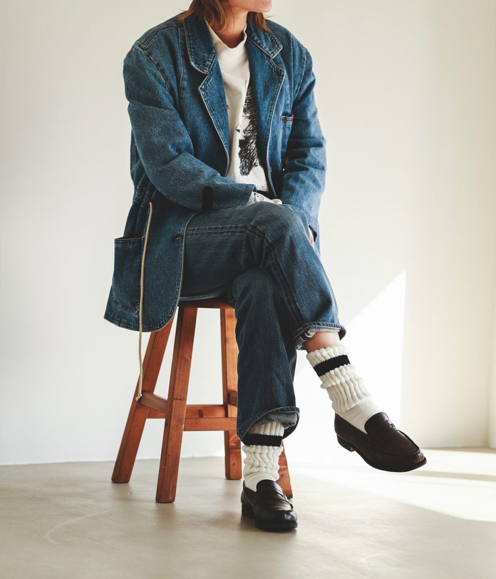 奥田民生×タビオ『復刻版「イージュー★ライダー」ソックス』￥1,980