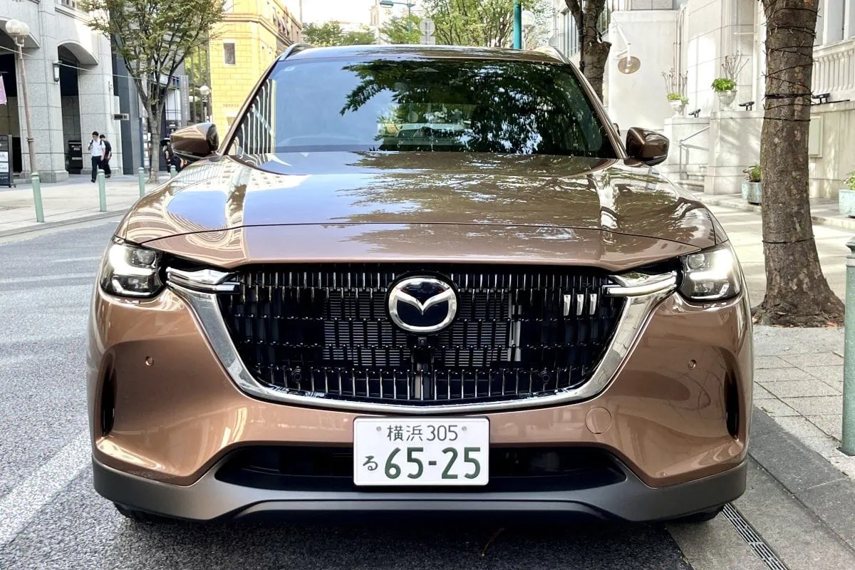 ほぼ半額!?」マツダの新型CX-80はコスパがすごい、フロントマスクを一