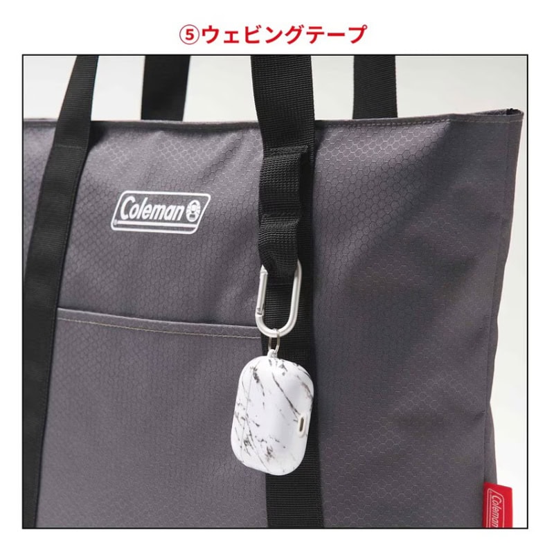 モノマックス2026年3月号 特別付録は「コールマン　10大機能付きトートバッグ」！ ⑤ウェビングテープ