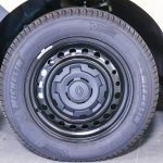 オールシーズンタイヤを標準装備。撮影車はミシュランのクロスクライメート