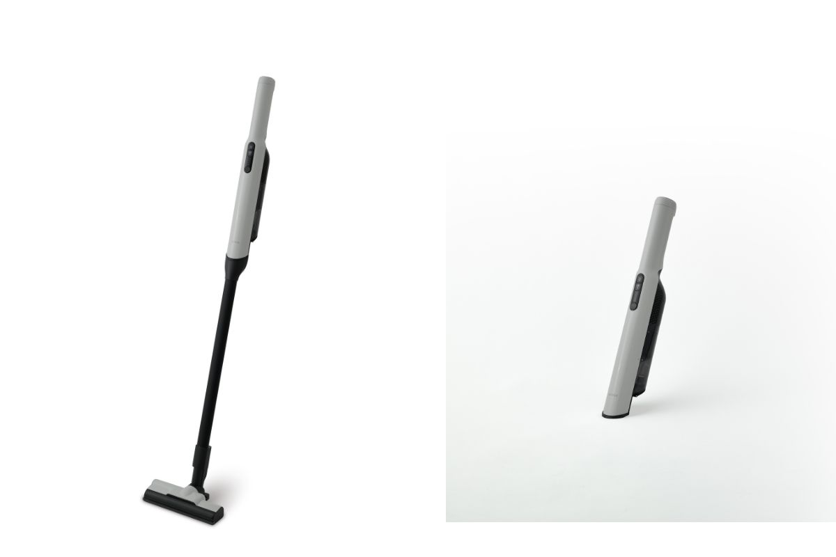 シロカ「2wayコードレススティッククリーナーかるピカ パワー PRO」¥24,980/幅6.5×奥行8×高さ47㎝/集じん容積は約0.14ℓ