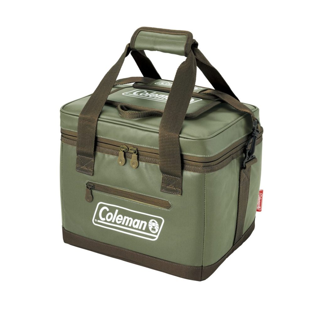 コールマン「アルティメイトアイスクーラーⅡ/15ℓ」¥6,600/使用時:約31×25×26(h)㎝、収納時:約31×13×26(h)㎝/約900g