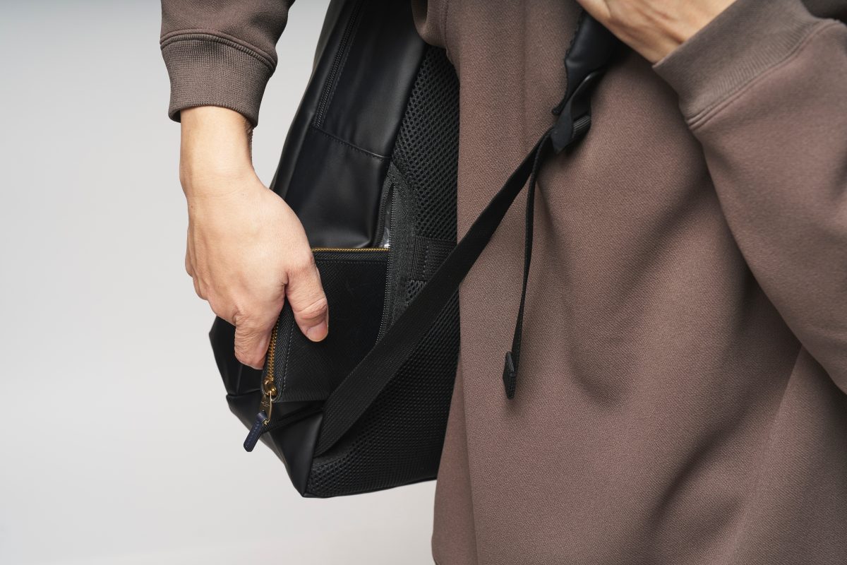 使い勝手抜群の背面ポケット