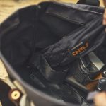 ボトルホルダーには小型のランタンスタンドをセット