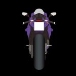 「エヴァRT初号機パニガーレV4」のリヤビュー