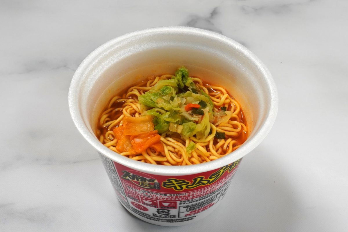 エースコック スーパーカップ1.5倍　キムチ鍋風ラーメン