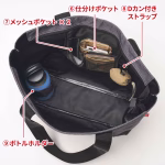 内装ポケットも充実