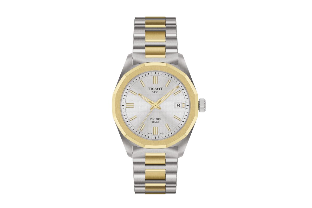ティソ「ティソ PRC 100 ソーラー(T151.822.22.031.00)」¥82,500/クォーツ(ソーラー)/34㎜径/10気圧防水