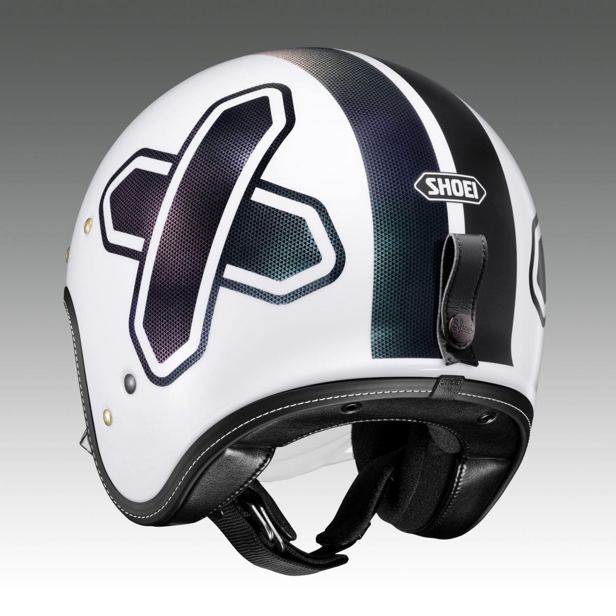 J・O+ CROSS LOGO2のホワイト/ブラックカラーのリヤビュー