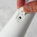 ニトリ「口腔洗浄器 NS8009」の電源コネクタ部分