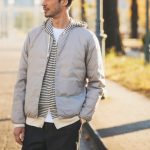 無印良品　紳士 軽量ダウンポケッタブル ノーカラージャケット