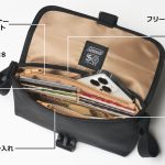 お金やカード、スマホも入れられる抜群の収納力