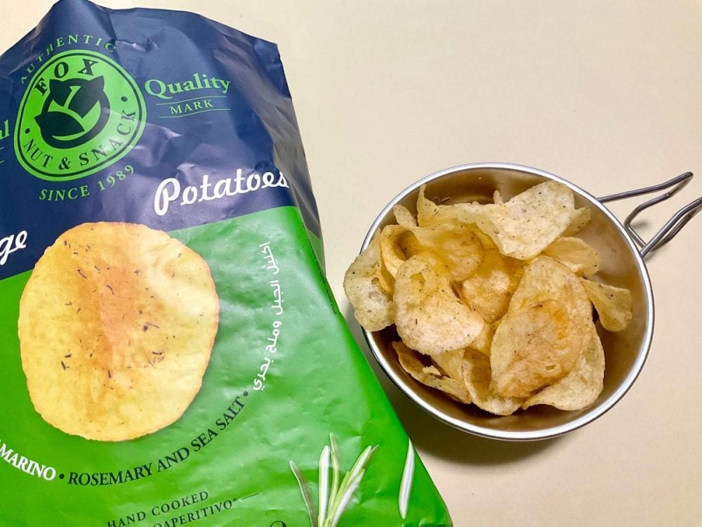 成城石井、バーイタリア ローズマリーシーソルト ポテトチップス