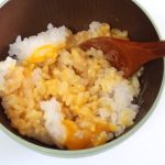かき混ぜれば卵かけご飯の完成