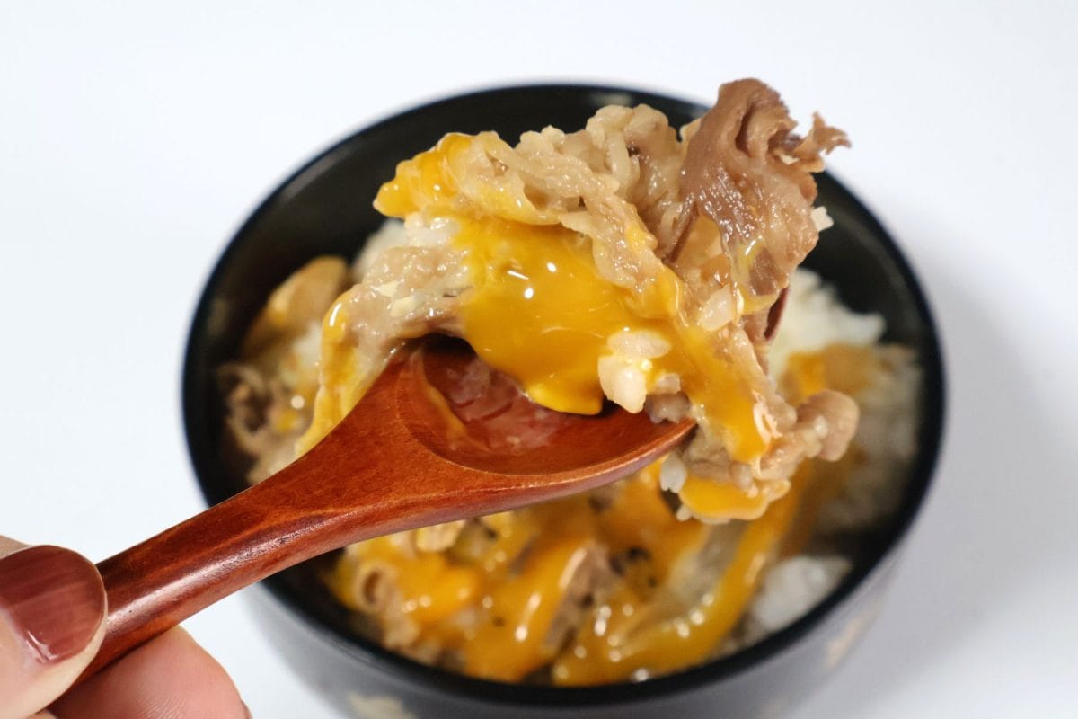 チーズ牛丼のようで美味しい