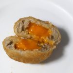 想像よりもたっぷり入っていた卵黄風ソース