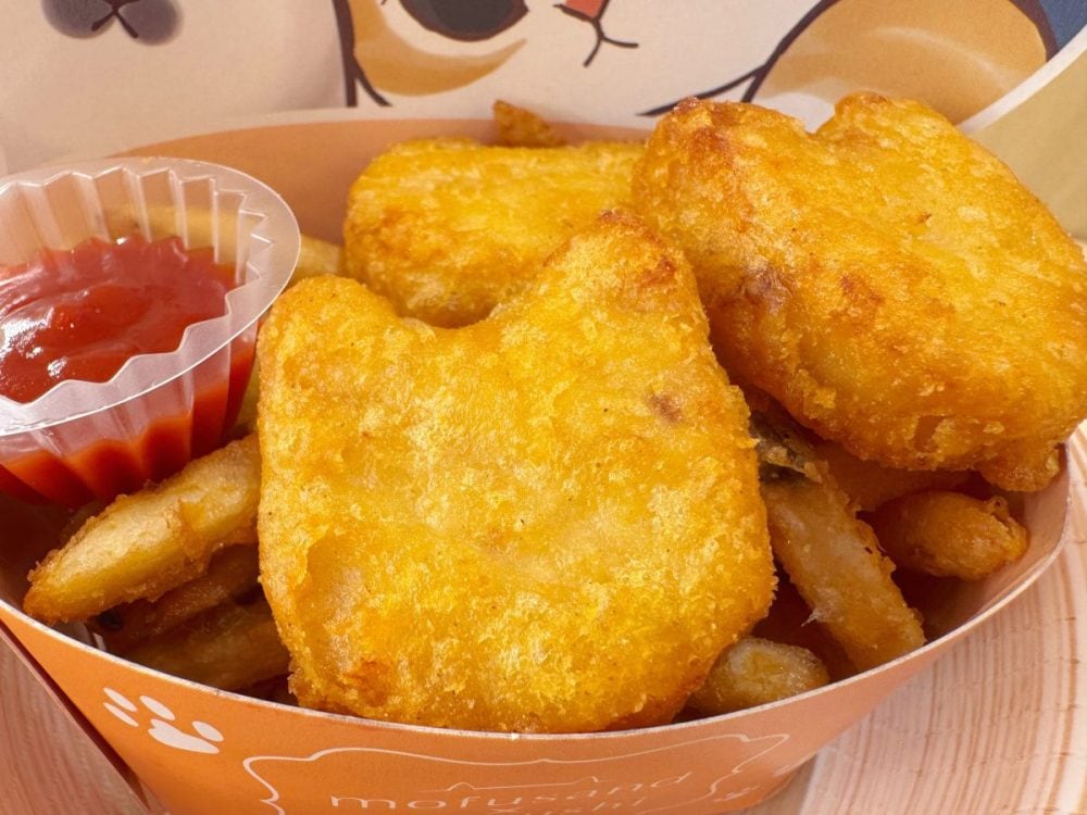 猫型のナゲットがかわいい！