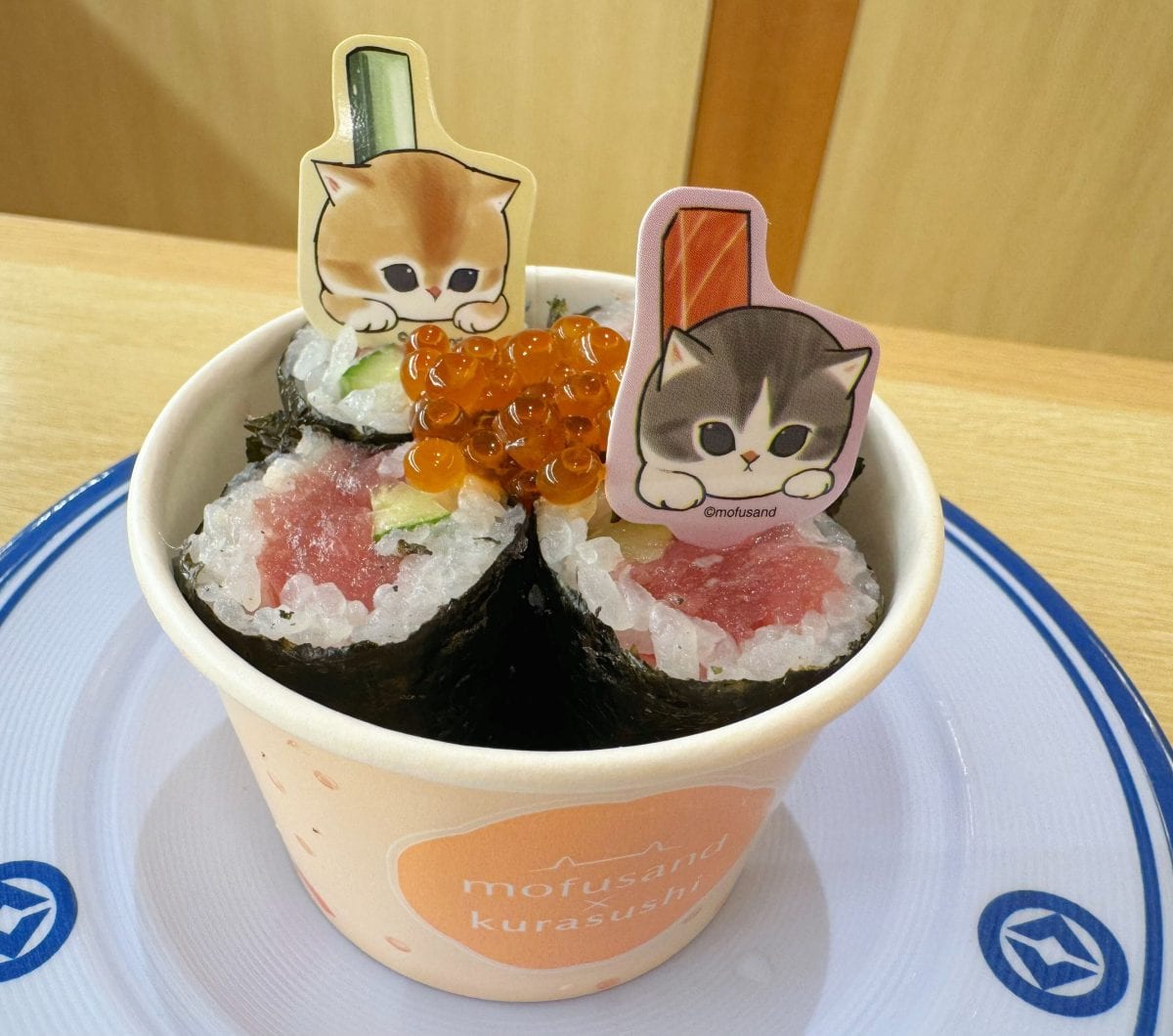 ピックの猫にキュン♡「にゃんこカップ寿司」