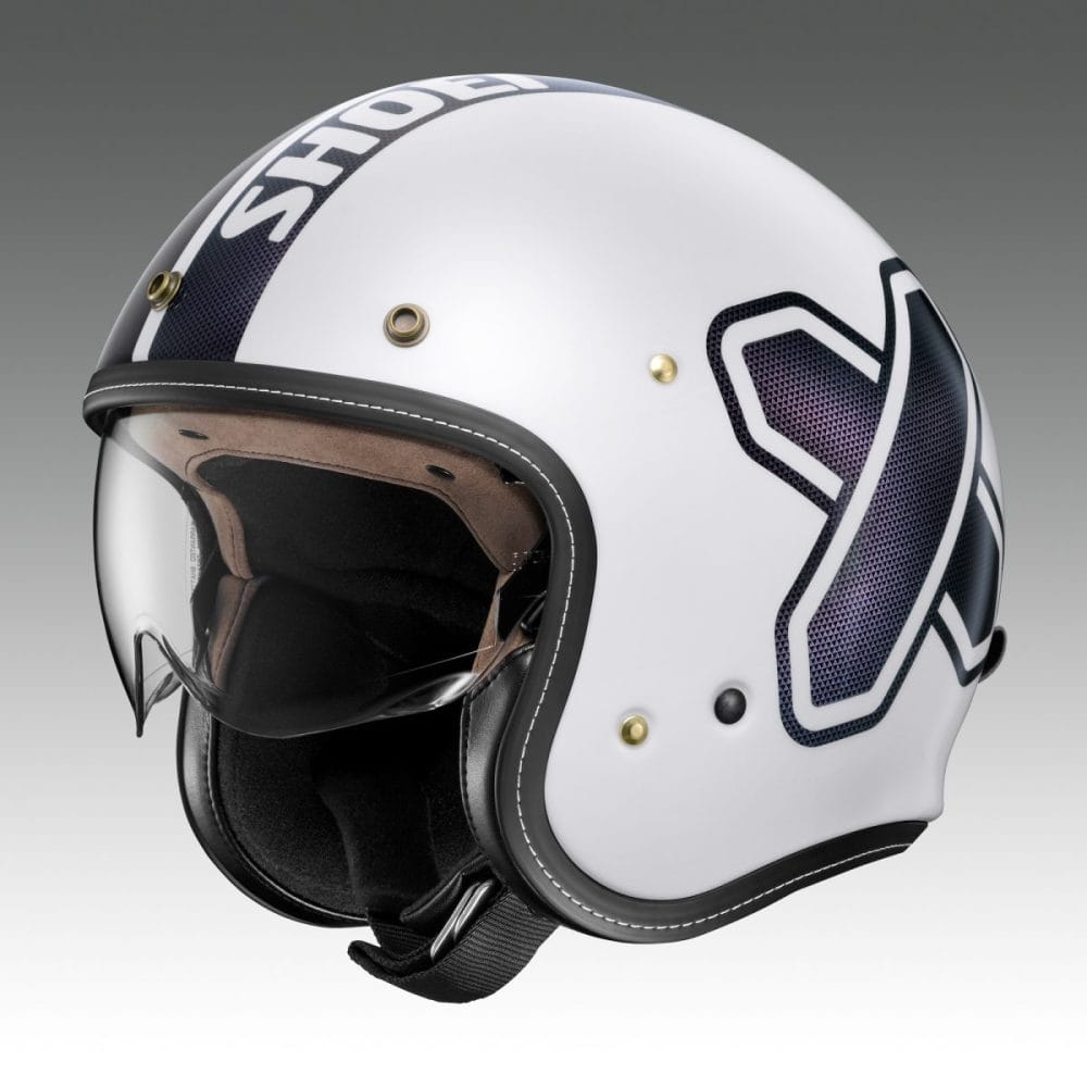 J・O+ CROSS LOGO2のホワイト/ブラックカラーのフロントビュー