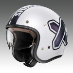 J・O+ CROSS LOGO2のホワイト/ブラックカラーのフロントビュー