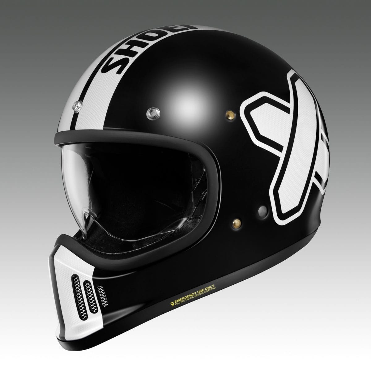 「EX-ZERO CROSS LOGO2」のブラック/ホワイトカラーのフロントビュー