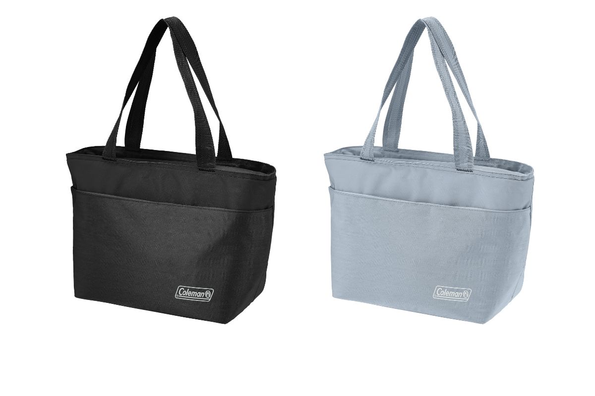 コールマン「デイリークーラートート 5ℓ」各￥2,420／使用時：約31×15×25（h）㎝、収納時：約31×3×25（h）㎝／約225ｇ