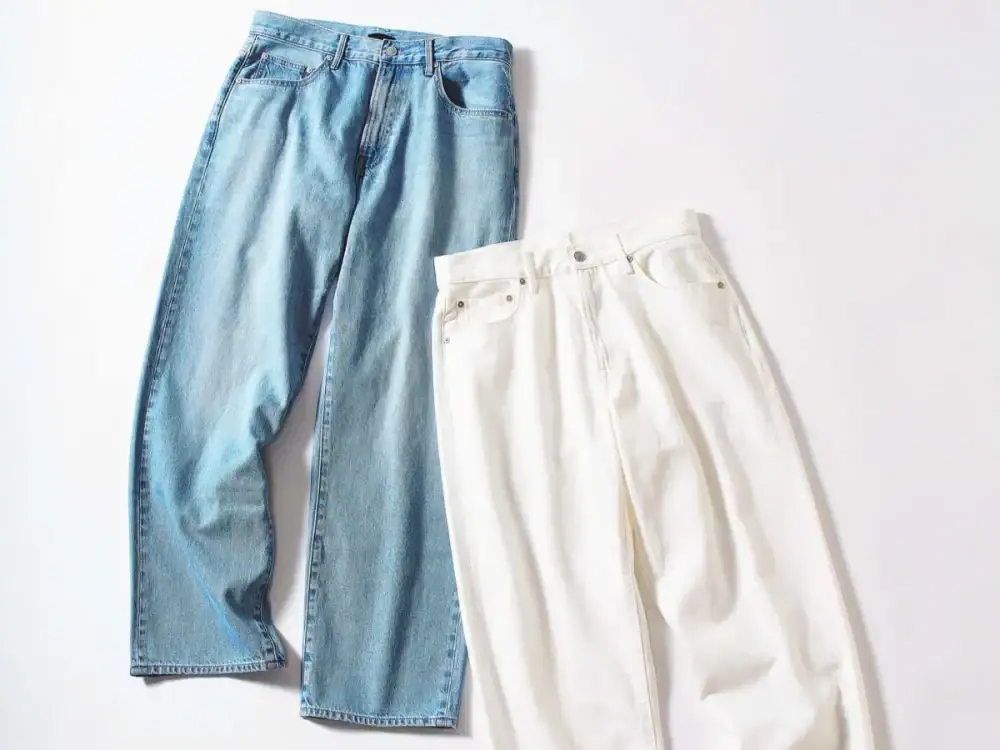 第2位 【ユニクロ】4990円でこれは反則!「トレンドのバギーか?王道のスリムか?」コスパ最強ジーンズ2選をスタイリストが徹底解説