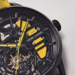 ピエール・ラニエ パドック 「単にスケルトン化しただけでなく、ブレーキキャリパーやホイールを思わせる立体感のあるデザインを採用」