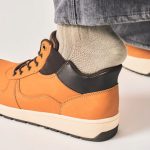 サイドゴアと相まってサッとスムーズに履ける