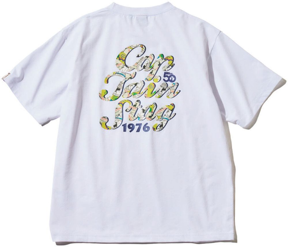 キャプテンスタッグ　50th CAPTAIN STAG T-Shirt（ポップロゴ／ホワイト）