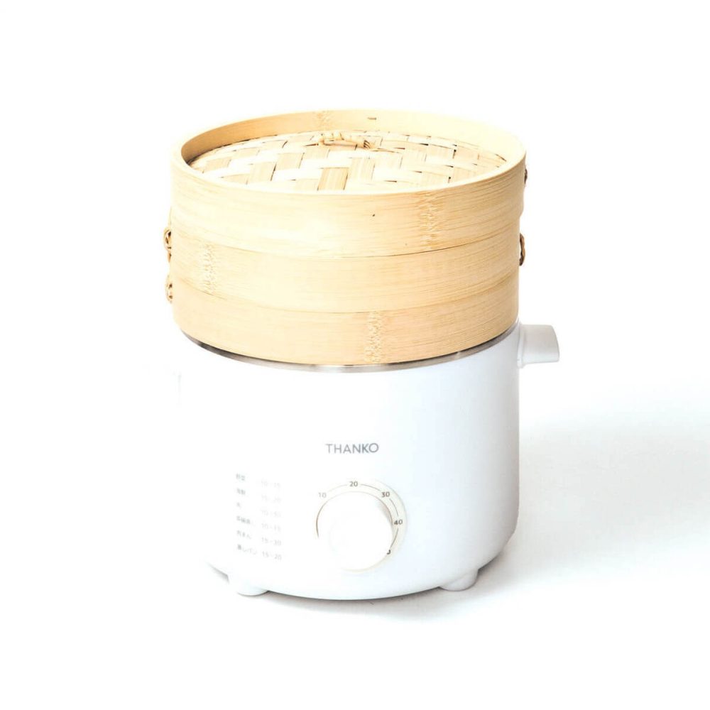 サンコー　卓上鍋としても使える電気せいろ蒸し器　
