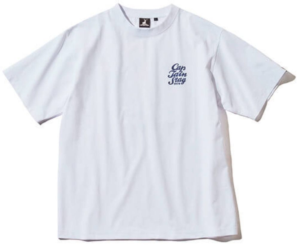 キャプテンスタッグ 50th CAPTAIN STAG T-Shirt(ポップロゴ/ホワイト)