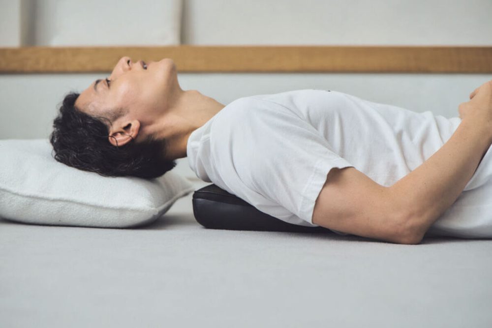 寝て使うのも気持ちいい！